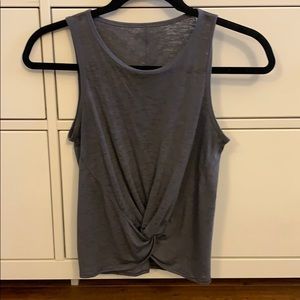 lululemon grey crop top